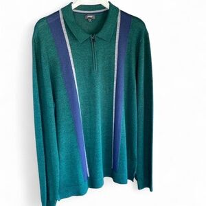 Merino Wool Polo Sweater